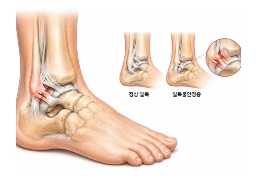 발목불안정증