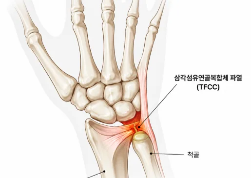 삼각섬유연골복합체(TFCC) 파열