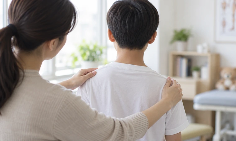양쪽 어깨나 골반 높이가 달라 보일 때