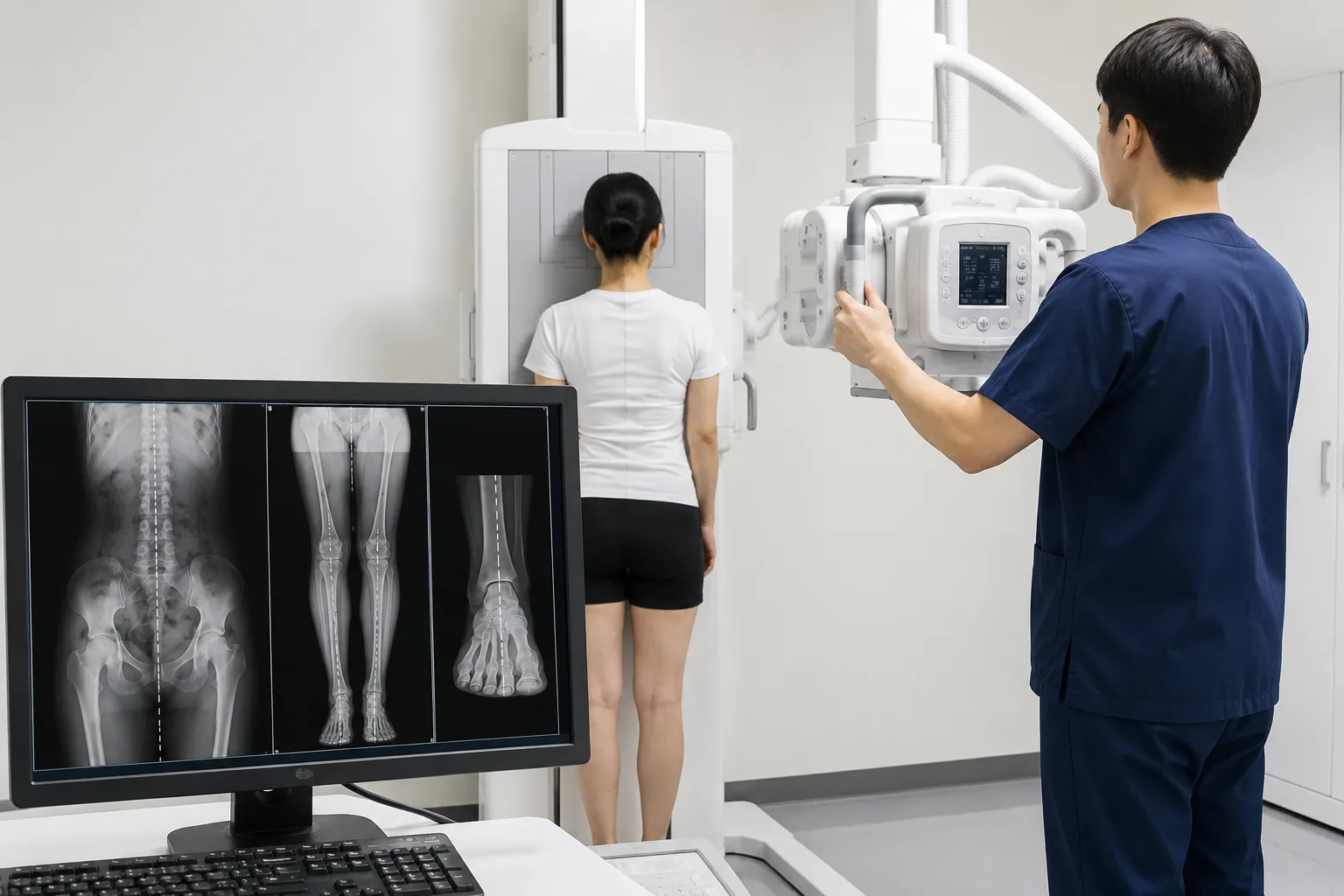 척추 및 하지정렬 X-ray 검사