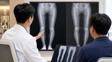 하지 정렬 확인